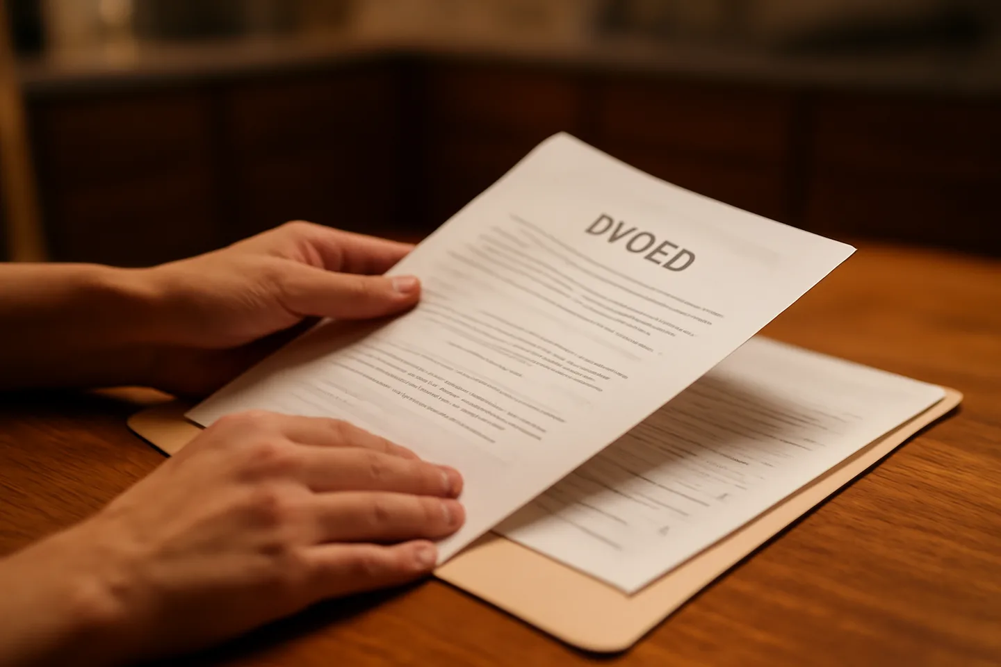 Sorting through inherited land documents and deed paperwork