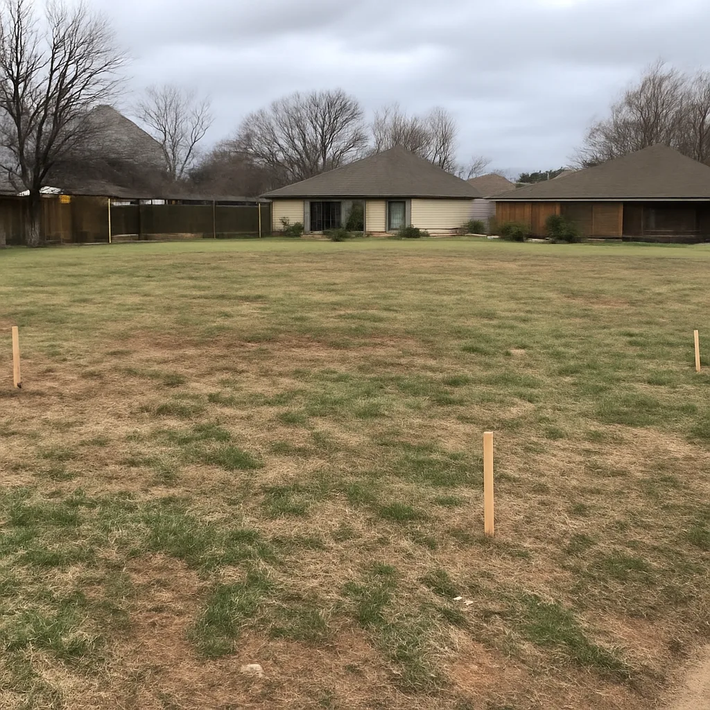 Cleared vacant residential lot for sale in Pulaski County, Arkansas